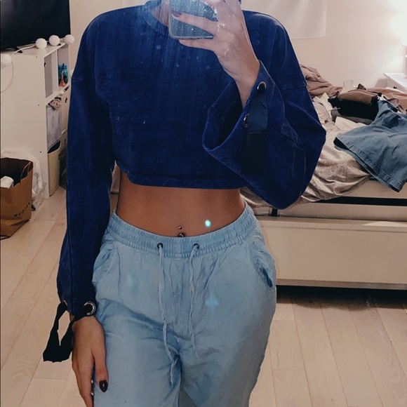 PETITE MISSGUIDED CROPPED SWEATSHIRT - Picture 2 of 4